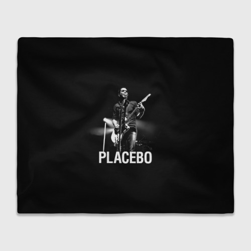 Плед 3D с принтом Placebo, вид спереди #2