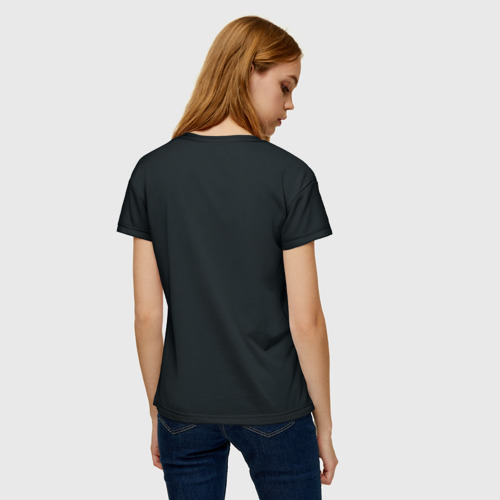 Женская футболка 3D с принтом Louna, вид сзади #2