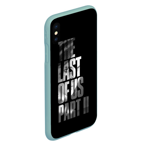 Чехол для iPhone XS Max матовый с принтом The Last of Us II, вид сбоку #3