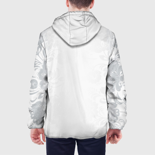 Мужская куртка 3D с принтом Россия, вид сзади #2