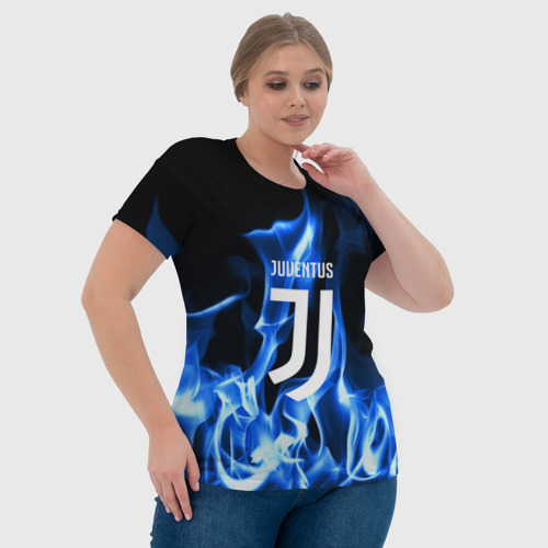 Женская футболка 3D с принтом JUVENTUS, фото #4