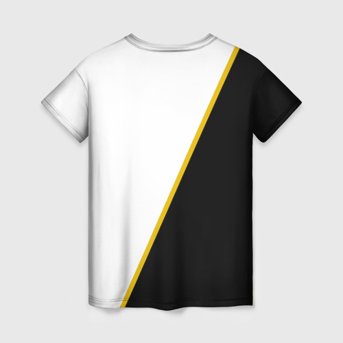 Женская футболка 3D с принтом Juventus, вид сзади #1