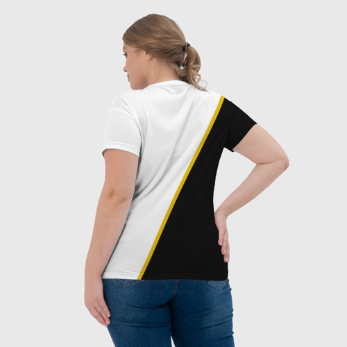 Женская футболка 3D с принтом Juventus, вид сзади #2