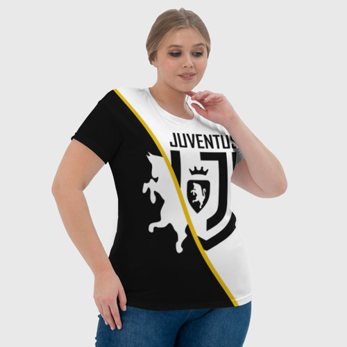 Женская футболка 3D с принтом Juventus, фото #4