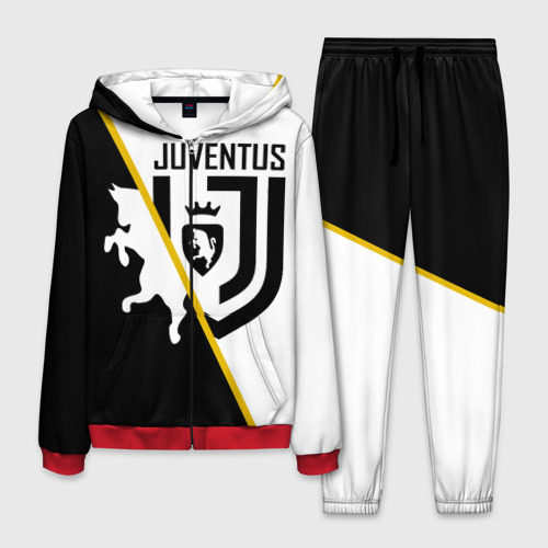 Мужской 3D костюм с принтом Juventus, вид спереди #2