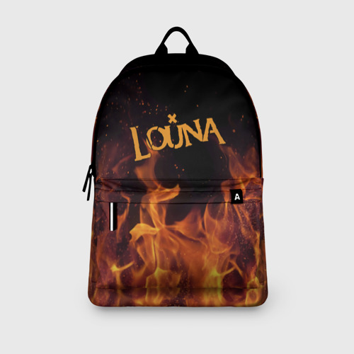 Рюкзак 3D с принтом Louna, вид сбоку #3