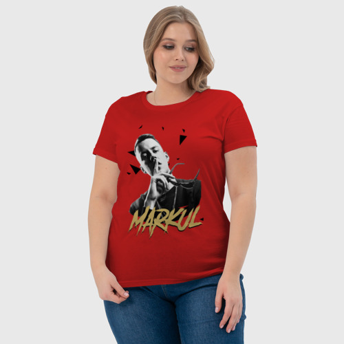 Женская футболка хлопок с принтом Markul3, фото #4