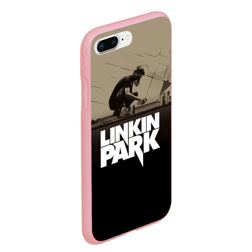 Чехол для iPhone 7Plus/8 Plus матовый с принтом Linkin Park Meteora, вид сбоку #3