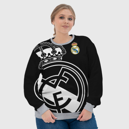 Женский свитшот 3D с принтом Real Madrid Exclusive, фото #4