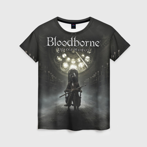 Женская футболка 3D с принтом Bloodborne, вид спереди #2