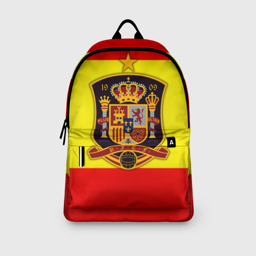 Рюкзак 3D с принтом Сборная Испании флаг, вид сбоку #3
