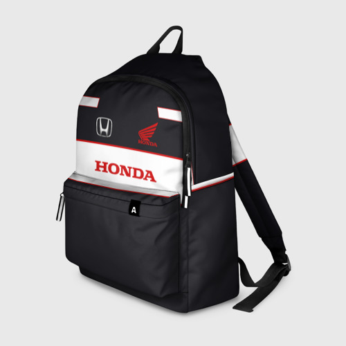 Рюкзак 3D с принтом Honda, вид спереди #2