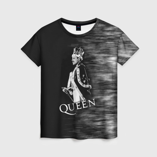 Женская 3D футболка с принтом Queen, вид спереди #2
