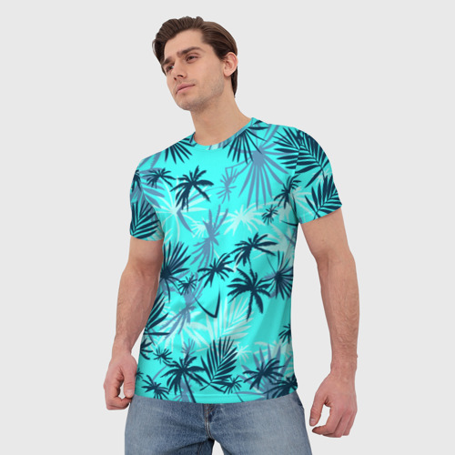Мужская 3D футболка с принтом GTA Vice City, фото на моделе #1