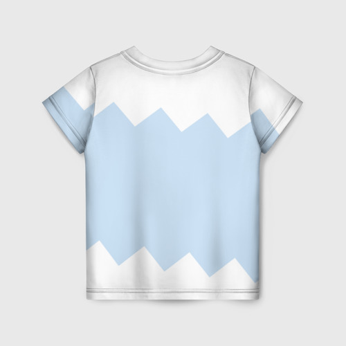 Детская футболка 3D с принтом Соник Ёжик, вид сзади #1