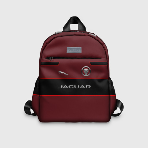 Детский рюкзак 3D с принтом Jaguar, вид спереди #2