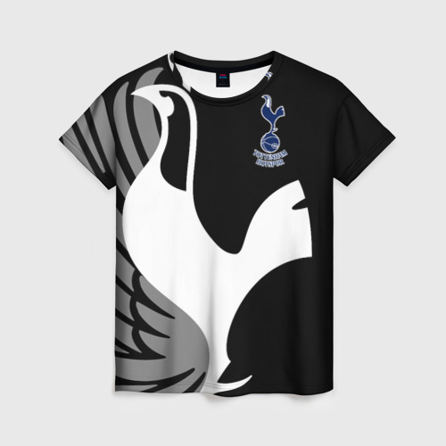 Женская футболка 3D с принтом Tottenham Exclusive, вид спереди #2