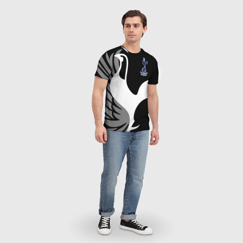 Мужская футболка 3D с принтом Tottenham Exclusive, вид сбоку #3