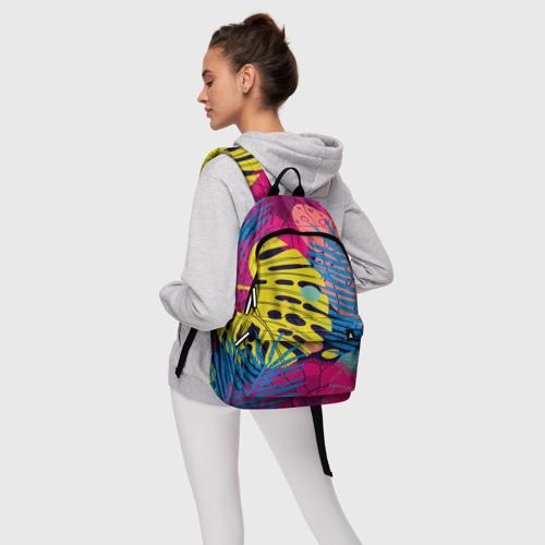 Рюкзак 3D с принтом Тропики fashion, фото #4