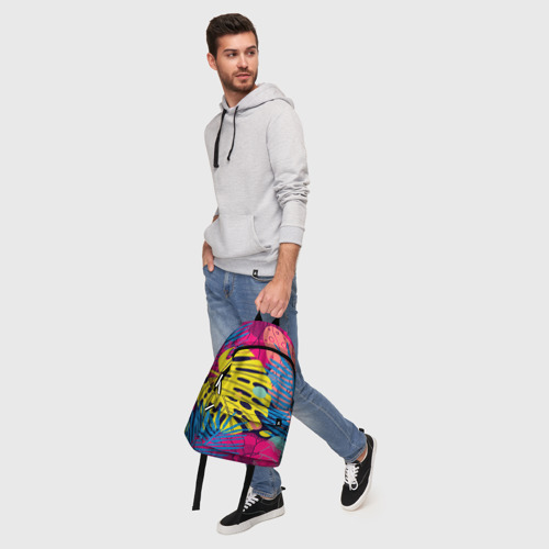 Рюкзак 3D с принтом Тропики fashion, фото #5