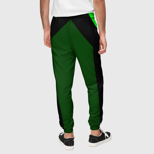 Мужские брюки 3D с принтом Kickboxing, вид сзади #2