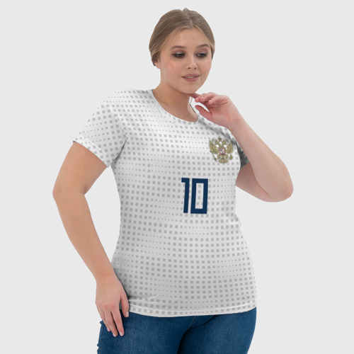 Женская футболка 3D с принтом Smolov away WC 2018, фото #4