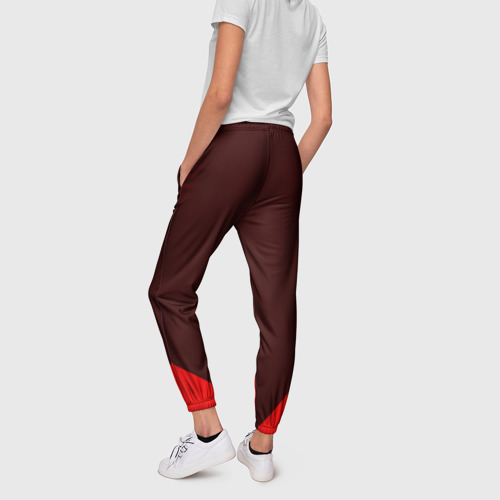 Женские брюки 3D с принтом Kickboxing, вид сзади #2