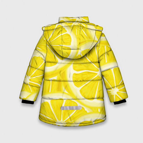 Зимняя куртка для девочек 3D с принтом More Sun In Your Life, вид сзади #1