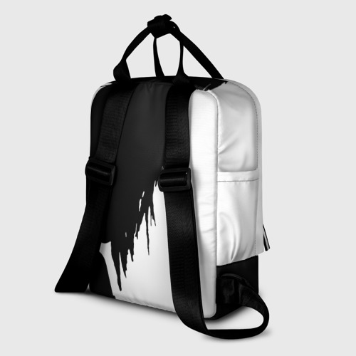 Женский рюкзак 3D с принтом Skillet, вид сзади #1