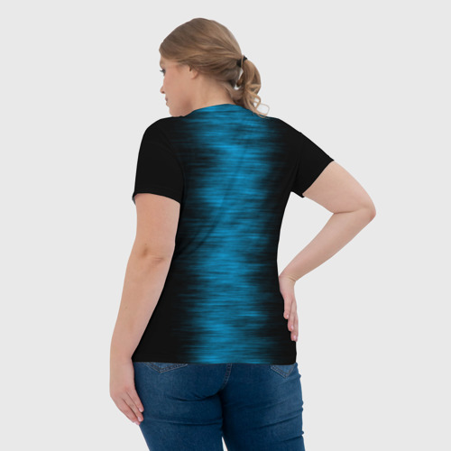 Женская футболка 3D с принтом Skillet Rise, вид сзади #2