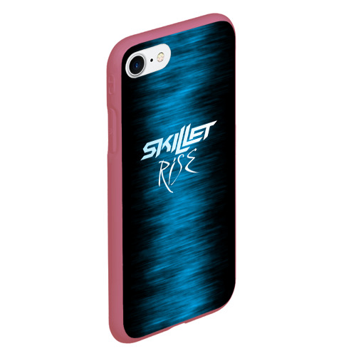 Чехол для iPhone 7/8 матовый с принтом Skillet Rise, вид сбоку #3