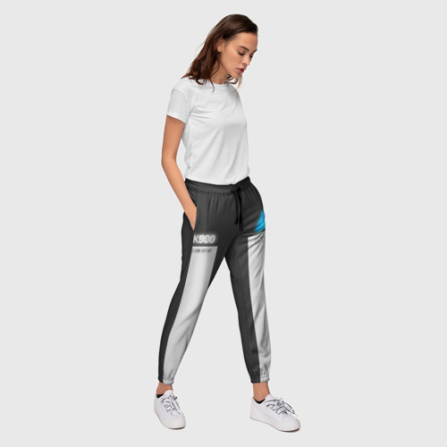 Женские брюки 3D с принтом Connor Detroit: Become Human, вид сбоку #3