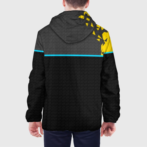 Мужская куртка 3D с принтом JB 300 ANDROID, вид сзади #2