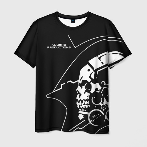 Мужская футболка 3D с принтом LUDENS \ KOJIMA PRODUCTIONS, вид спереди #2