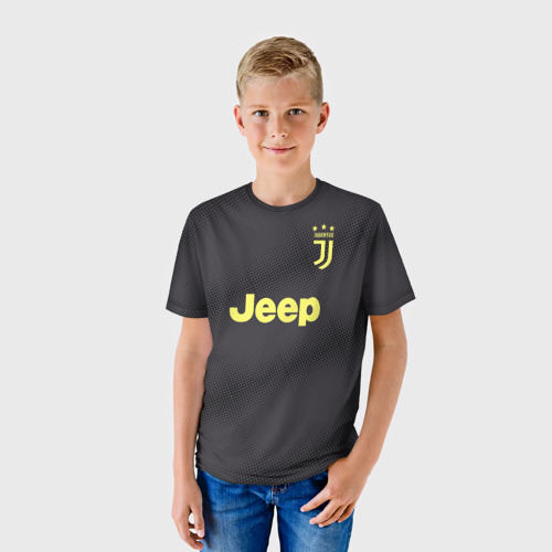 Детская футболка 3D с принтом Роналдо альтернативная 18-19, фото на моделе #1