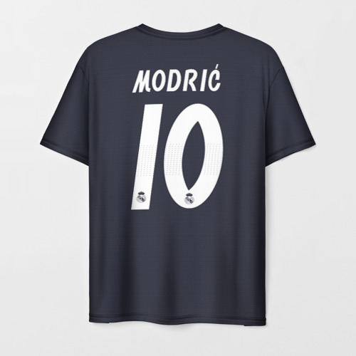 Мужская футболка 3D с принтом Modric away 18-19, вид сзади #1