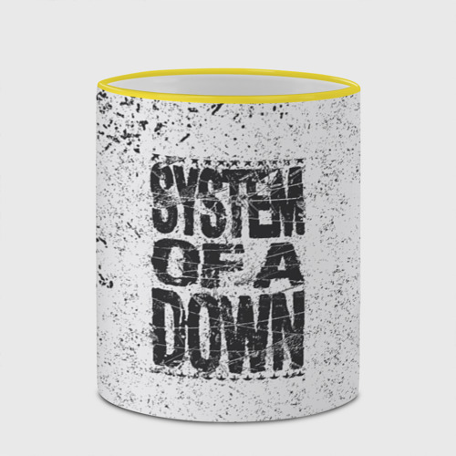 Кружка с полной запечаткой с принтом System of a Down, фото #4