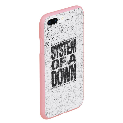 Чехол для iPhone 7Plus/8 Plus матовый с принтом System of a Down, вид сбоку #3