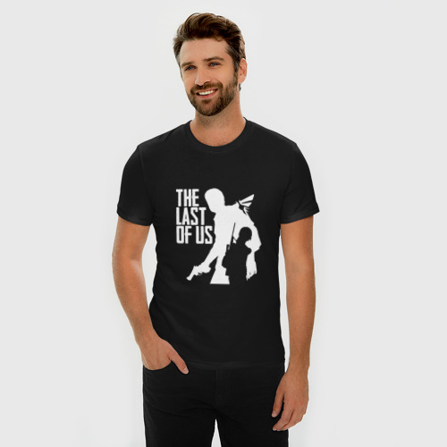 Мужская футболка премиум с принтом THE LAST OF US, фото на моделе #1