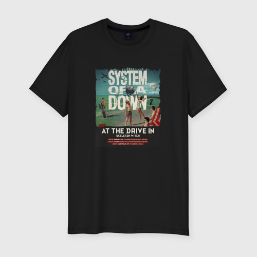 Мужская футболка премиум с принтом System of a Down, вид спереди #2