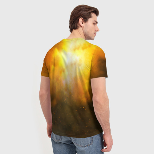 Мужская футболка 3D с принтом Doom 2016, вид сзади #2