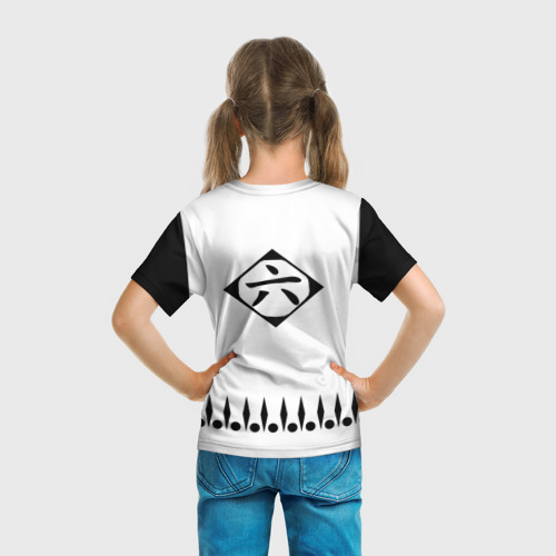 Детская футболка 3D с принтом BLEACH TANK, вид сзади #2