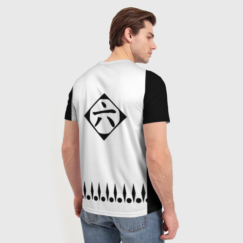 Мужская 3D футболка с принтом BLEACH TANK, вид сзади #2