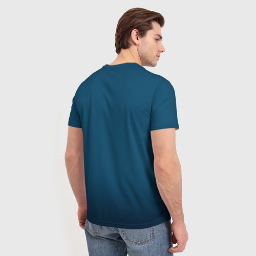 Мужская футболка 3D с принтом Рейчел Гарднер, вид сзади #2