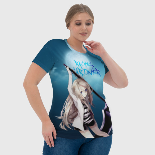 Женская футболка 3D с принтом Рейчел Гарднер, фото #4