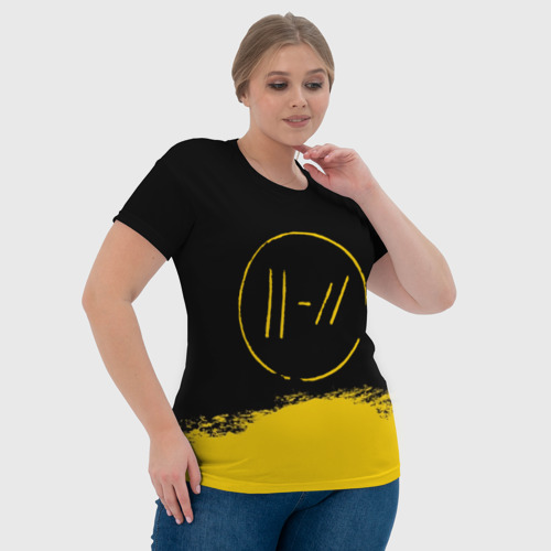 Женская футболка 3D с принтом Twenty One pilots, фото #4