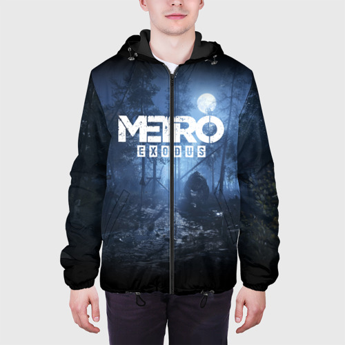 Мужская куртка 3D с принтом METRO EXODUS, вид сбоку #3