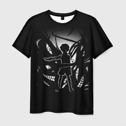 Мужская футболка 3D с принтом Стальной алхимик (1), вид спереди #2