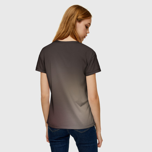 Женская футболка 3D с принтом Рейчел и Зак, вид сзади #2