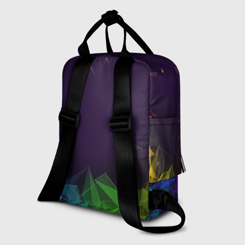 Женский рюкзак 3D с принтом IMAGINE DRAGONS, вид сзади #1